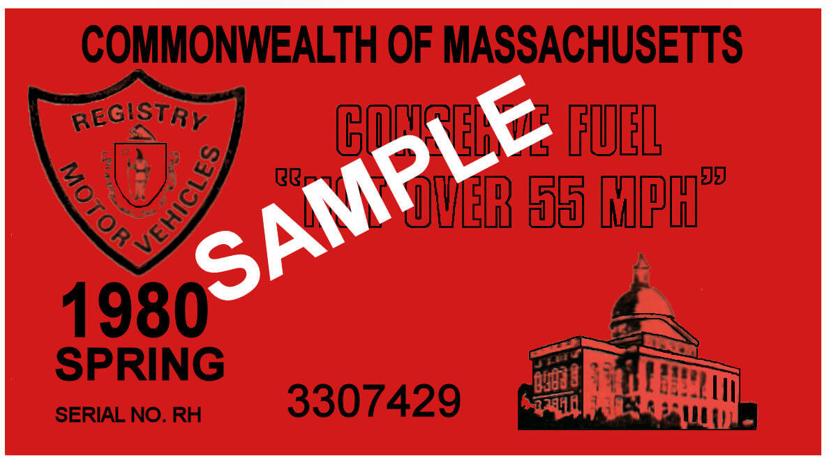 Modal Additional Images for 1980 Massachusetts SPRING INSPECTION Sticker